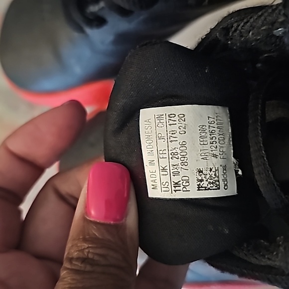 Adidas basketball shoes size 11k (own the game) - Picture 7 of 8